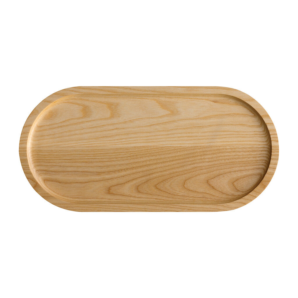 41cm Solid Ash Wood Platter (L)