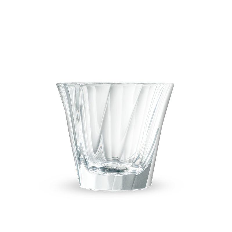 URBAN GLASS 120ml Twisted Cortado Glass (Clear)