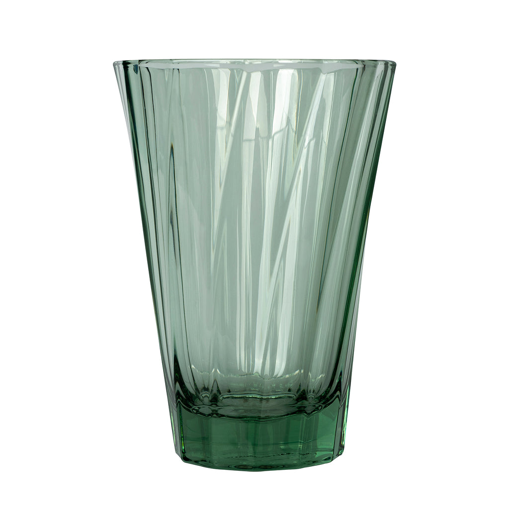 URBAN GLASS 360ml Twisted Latte Glass (Green)