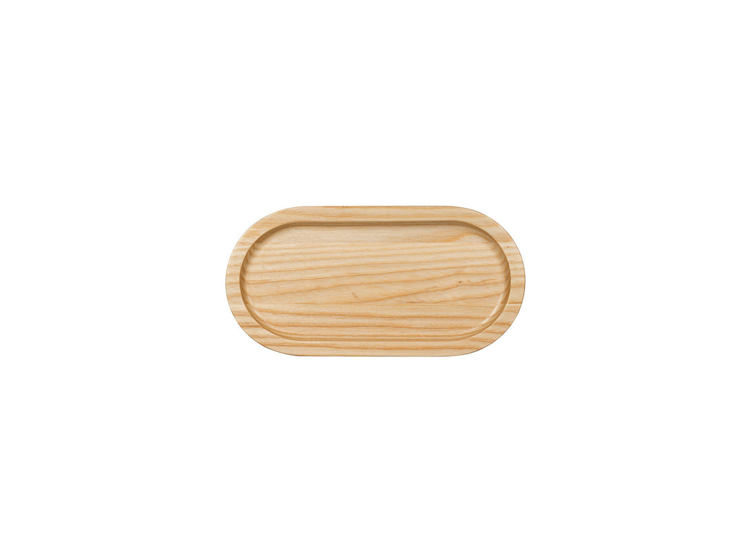 31cm Solid Ash Wood Platter (S)