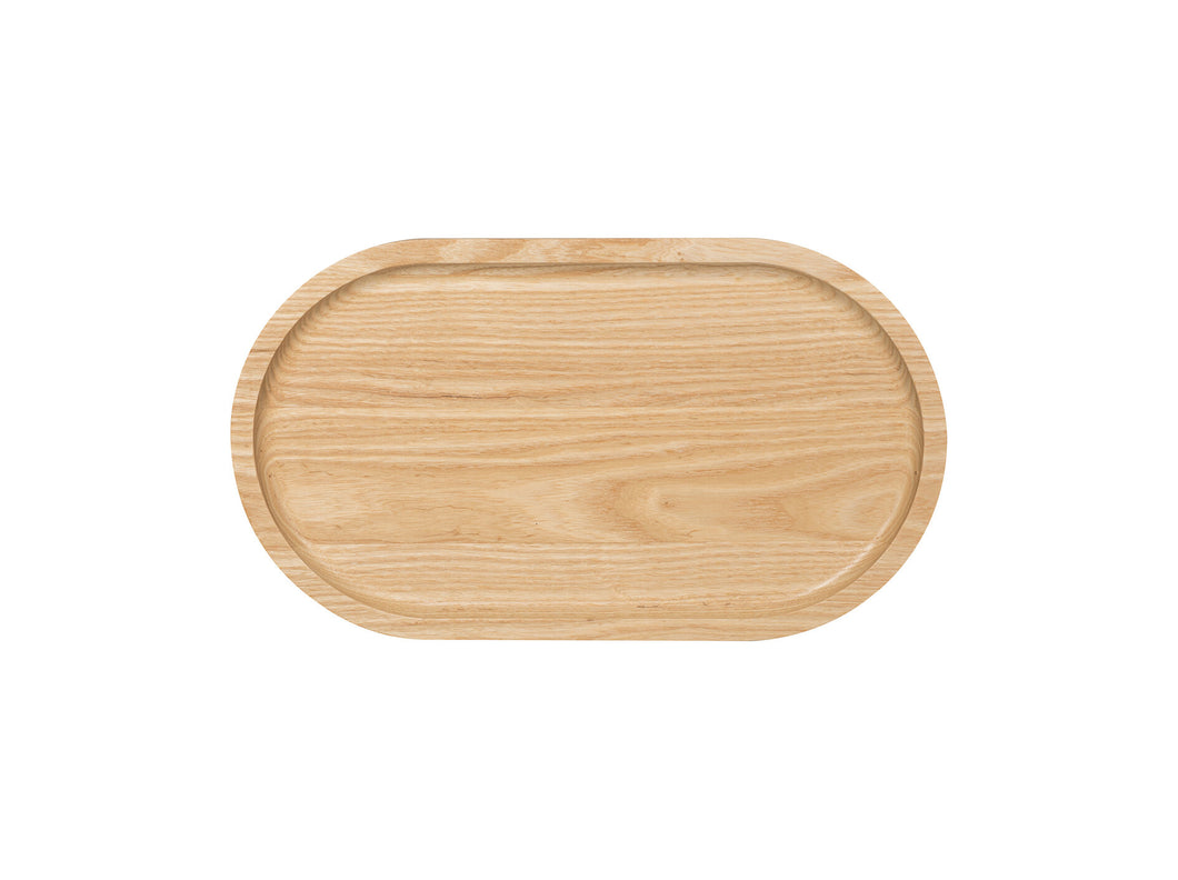 31cm Solid Ash Wood Platter (M)