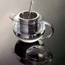 Load image into Gallery viewer, PRO TEA 400ML GLASS TEAPOT WITH INFUSER (CLEAR)
