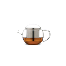 Load image into Gallery viewer, PRO TEA 400ML GLASS TEAPOT WITH INFUSER (CLEAR)

