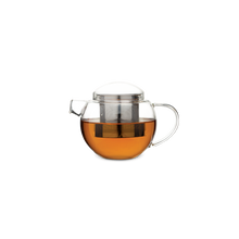 Load image into Gallery viewer, PRO TEA 600ML GLASS TEAPOT WITH INFUSER (CLEAR)
