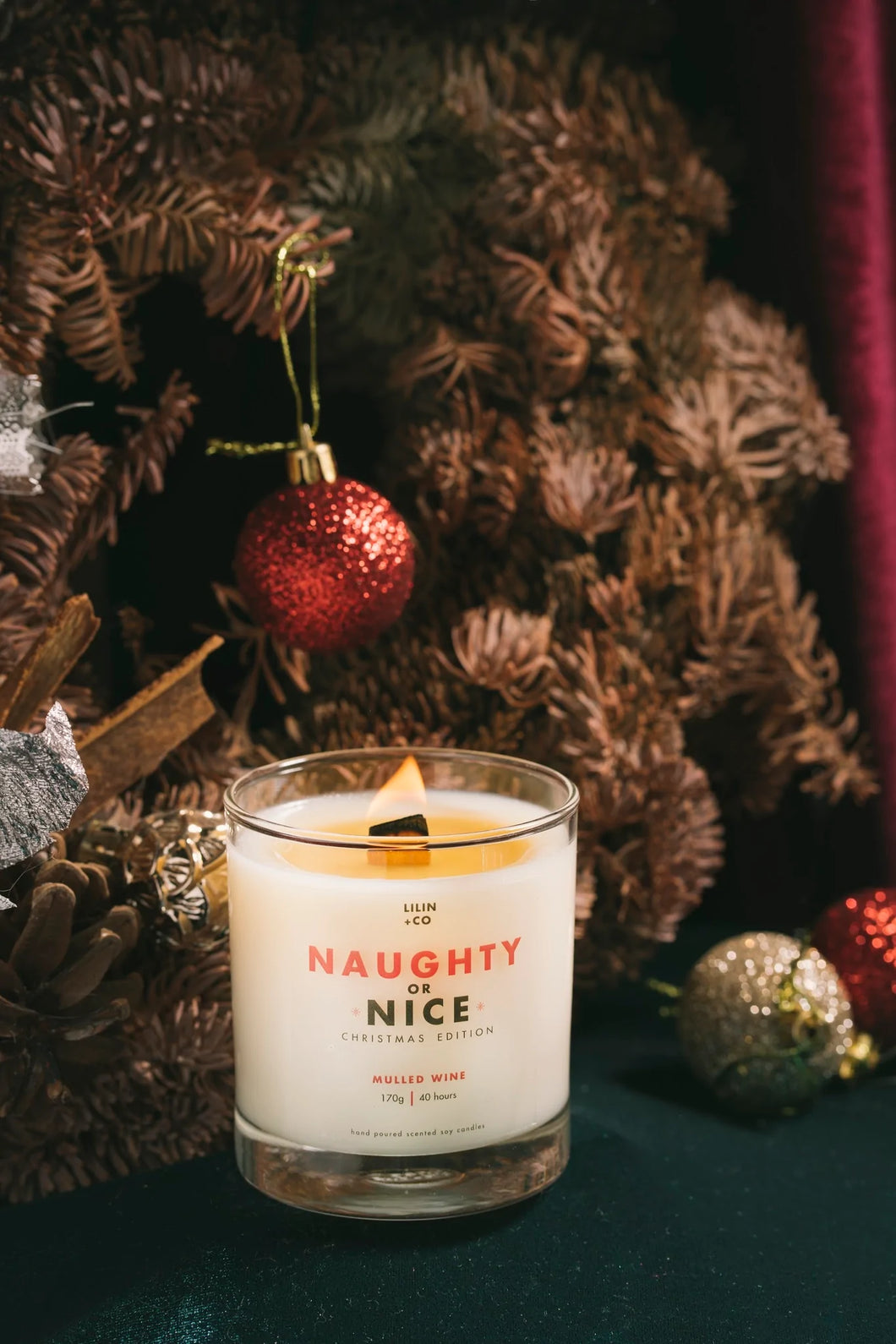 *Christmas Edition* Santa's Naughty Christmas: Mulled Wine Candle 170G